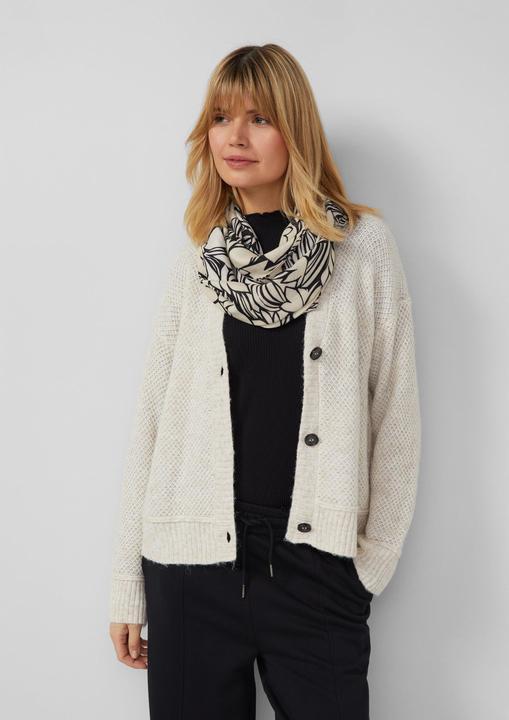Immagine prodotto s.Oliver Snood Floraler Loop-Schal aus Viskose mit Artwork-Details