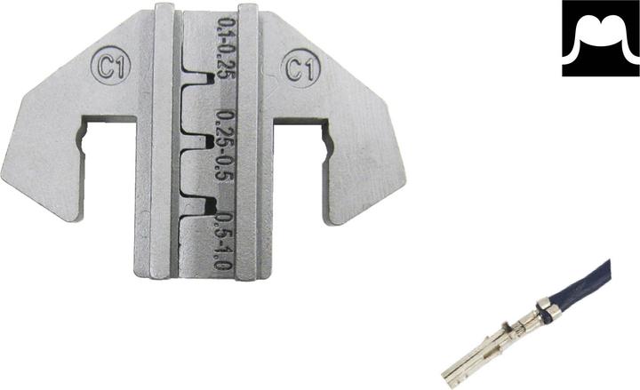 Actual product image Toolcraft Flat plug crimping range: 0.1 to 1 mm²