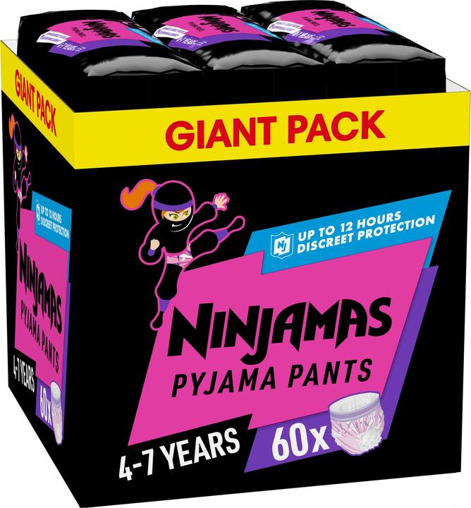 Actual product image Pampers Ninjamas (Size M, Monthly box, 60 pcs.)