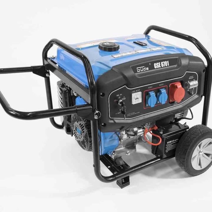 Actual product image Güde Generator GSE 6701 RS 4-stroke 9 kW,25L (12,2hp) (5500 W, 25 l)