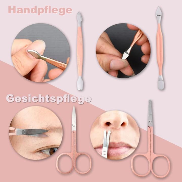 Image du produit Hermex Set de manucure Ciseaux à ongles pour pédicure Ciseaux à ongles pour soins des ongles Points noirs