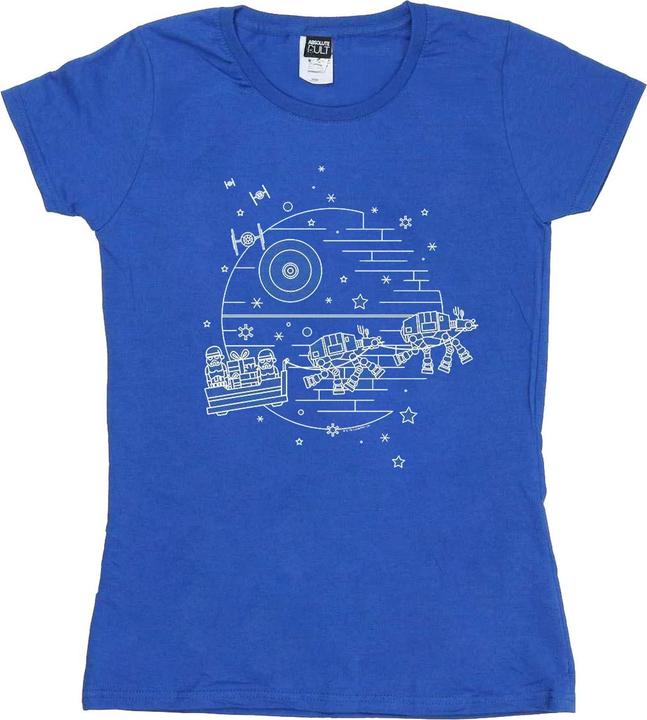 Immagine prodotto Star Wars Death Star Sleigh Maglietta Donna (M)