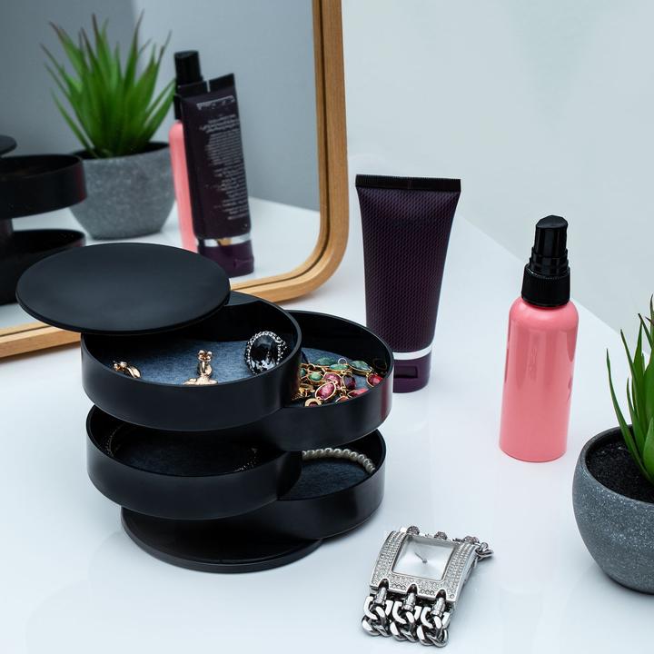 Actual product image Intirilife Jewellery box with 4 rotatable levels