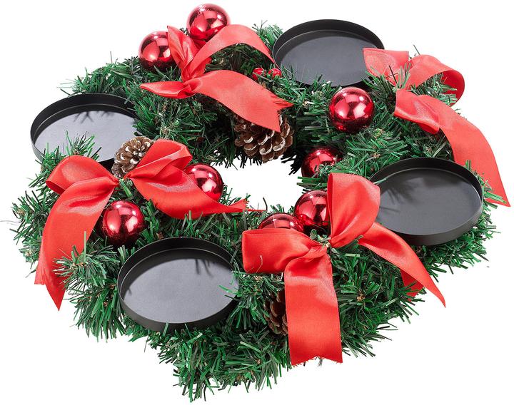 Immagine prodotto Britesta Corona dell'Avvento con ornamenti rossi