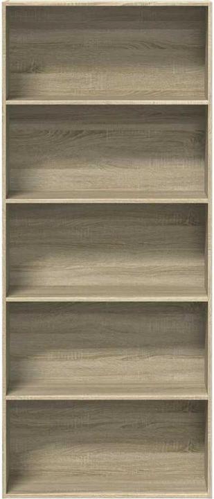 Produktbild vidaXL Bücherregal Bücherschrank Standregal Raumteiler Büroregal Sonoma-Eiche (80 x 30 x 189 cm)