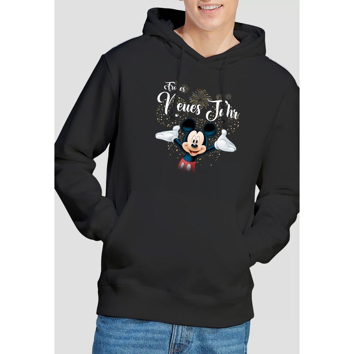 Immagine prodotto Disney German Kapuzenpullover Neujahr (S)