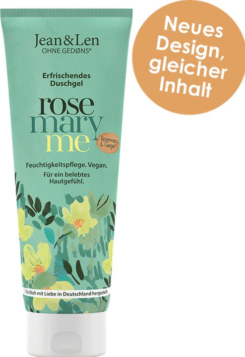 Actual product image Jean & Len Shower Gel Rosemary Ginger (250 ml)