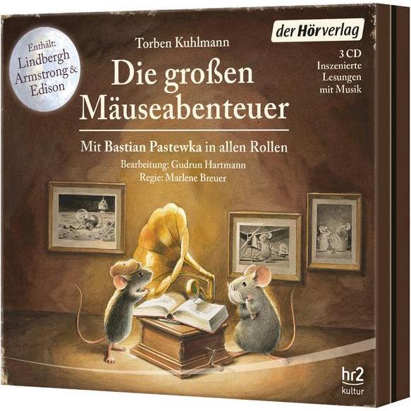 Thumbnail - Die grossen Mäuse-Abenteuer, Hörbücher von Bastian Pastewka, Stefanie Hatz, Marlene Breuer, Gudrun Hartmann, Torben Kuhl...