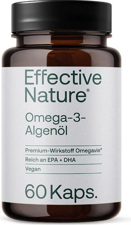 Produktbild Effective Nature Omega-3 Algenöl (60 Stück, Kapseln, 60 g)