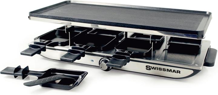 Produktbild Swissmar Raclette-Grill für 8 Personen mit Pannetjes, Grillplatte und Antihaftbeschichtung