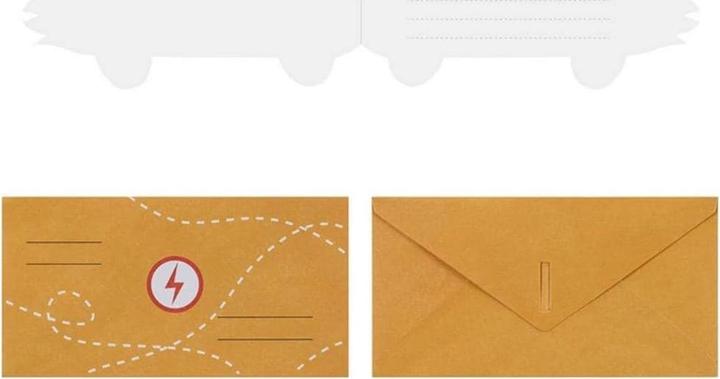 Actual product image Partydeco Invitations - Voiture (6 pcs.)