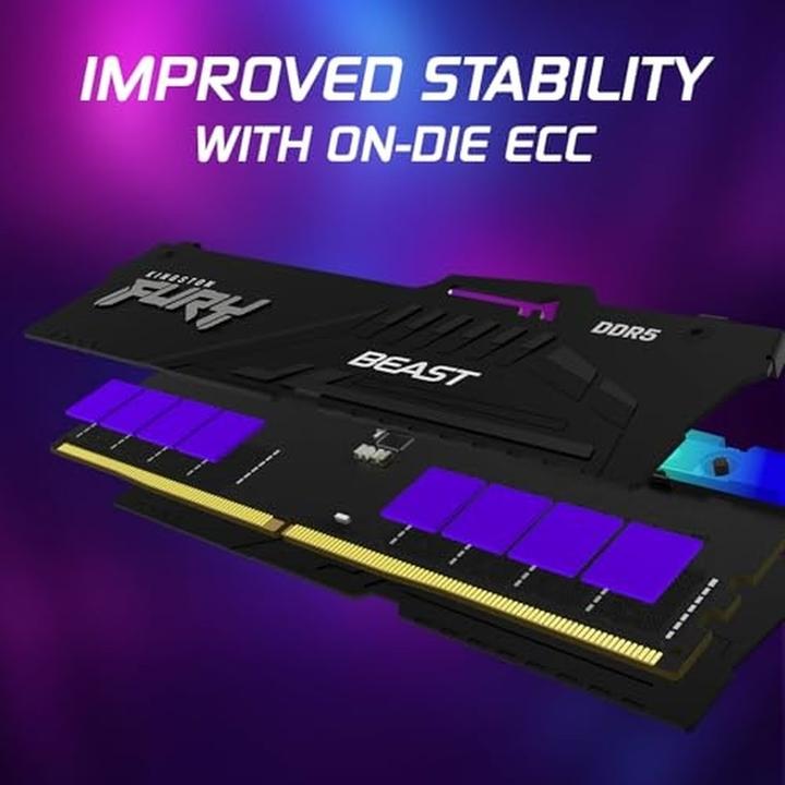 Actual product image Kingston 8GB DDR5 6000MT/S CL30 DIMM (1 x 8GB, 6000 MHz, DDR5 RAM, DIMM)