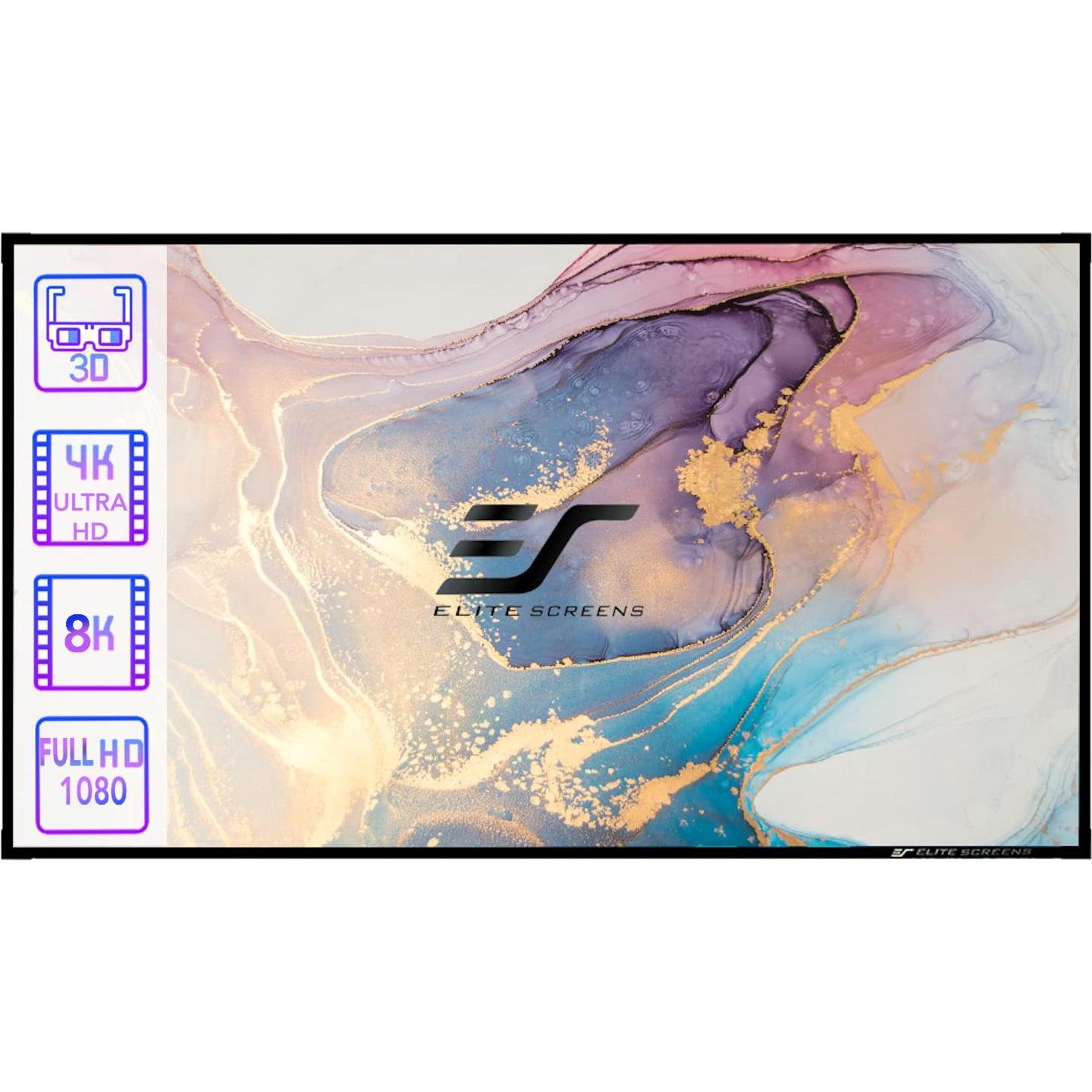 Elite Screens Aeon Edge Free (100", 16:9), Leinwand, Schwarz