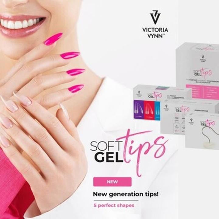 Actual product image Visconti Di Modrone Victoria Vynn Soft Gel Tips Nail Extensions Starter Kit
