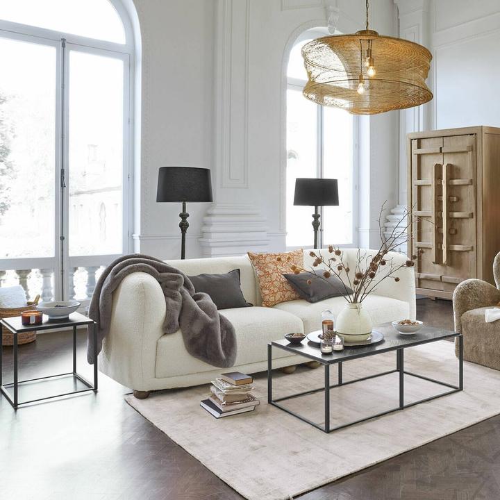 Image du produit Loberon Lampadaire Reville noir antique (E27)