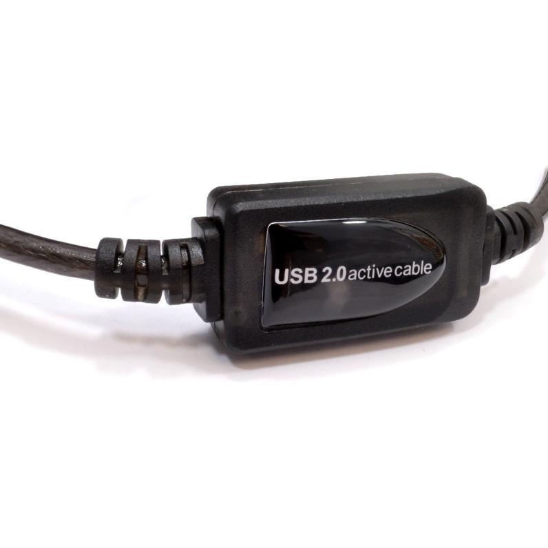 Thumbnail - Cables Direct CDL 20m USB2.0 A-B Active Cable (20 m, USB 2.0), USB Kabel
