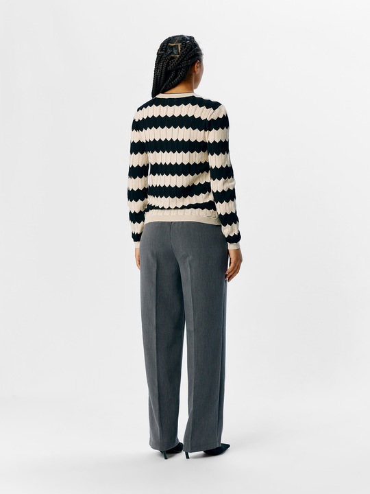 Immagine prodotto Object Gestreifter Strickpullover (XS)