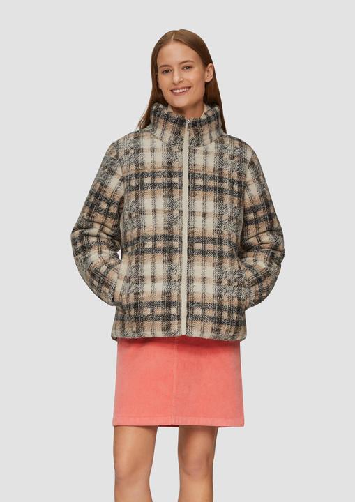 Immagine prodotto S.Oliver Outdoor-Jacke Karierte Pufferjacke in Woll-Optik (36)