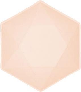 Actual product image Amscan Bowl Mini Vert Decor hexagonal orange (6x)