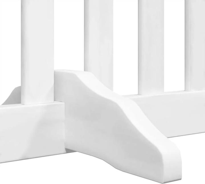 Produktbild vidaXL Hundetor mit Tür Faltbar Absperrgitter Hunde Schutzgitter 6-tlg. Holz (6 cm)