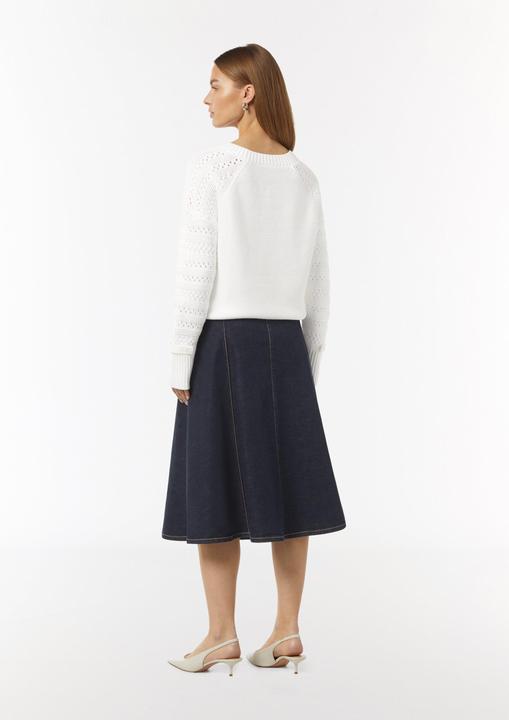 Image du produit Comma Strickpullover Strickpullover mit Riegel-Detail (42)