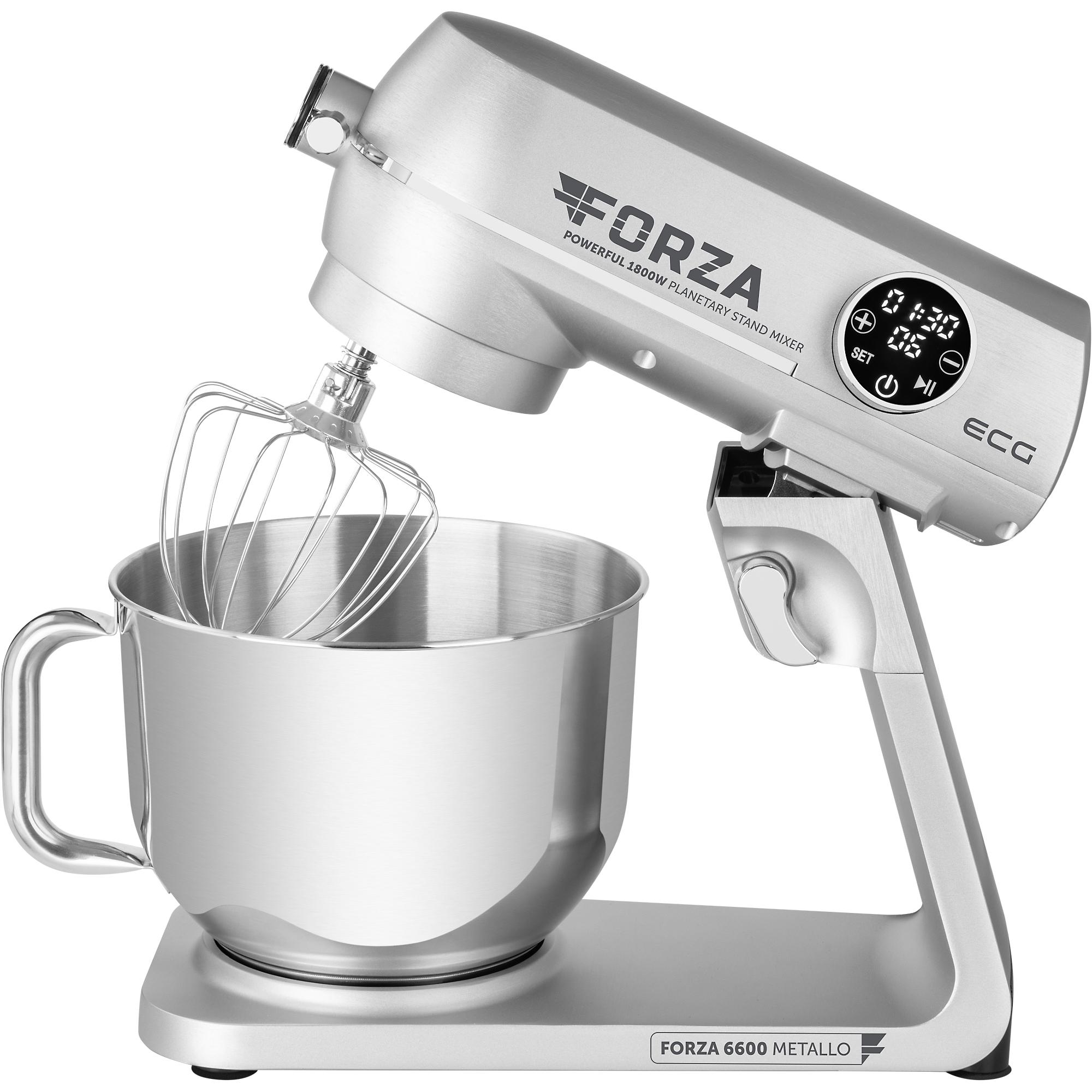 ECG FORZA 6600, Küchenmaschine, Silber