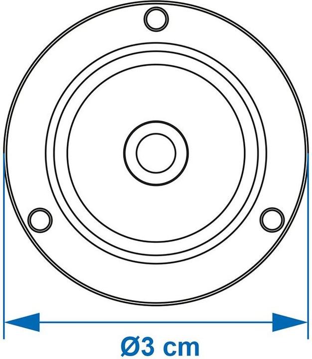 Produktbild ProPlus Wasserwaage rund (4 cm)