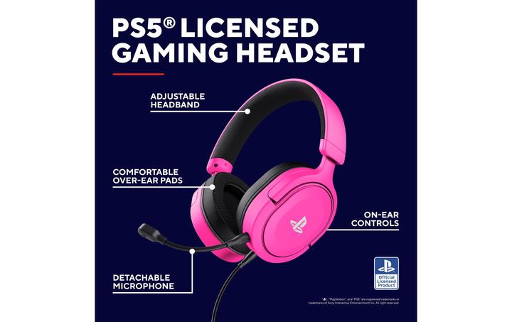 Productafbeelding Trust GXT498P FORTA HEADSET PS5 ROZE (Bedraad)