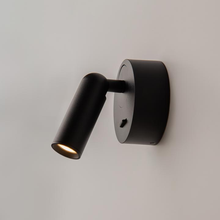 Image du produit Maytoni Applique murale LED Mirax 3W flexible pivotante Noir Blanc Chaud (200 lm)