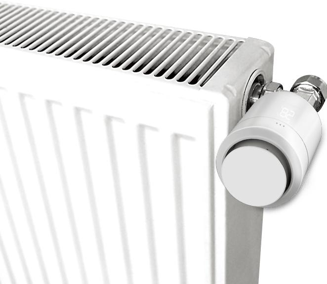 Image du produit Konjac Sponge Thermostat de radiateur Hihome Smart Zigbee