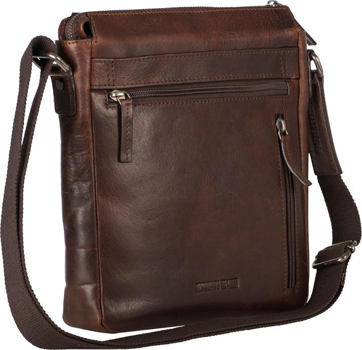 Immagine prodotto Leonhard Heyden Roma - Borsa a tracolla con zip marrone