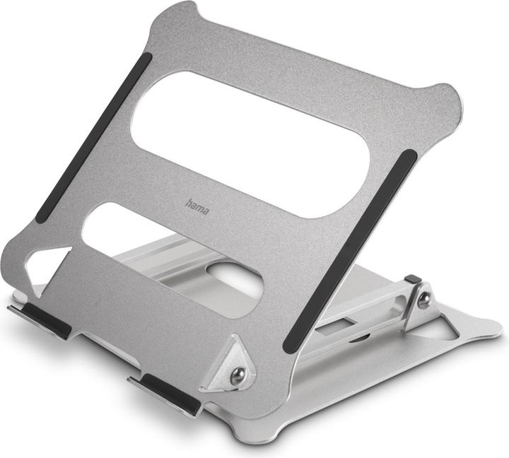 Actual product image Hama Aluminium", height-adjustable, tiltable, up to 40 cm (15.6