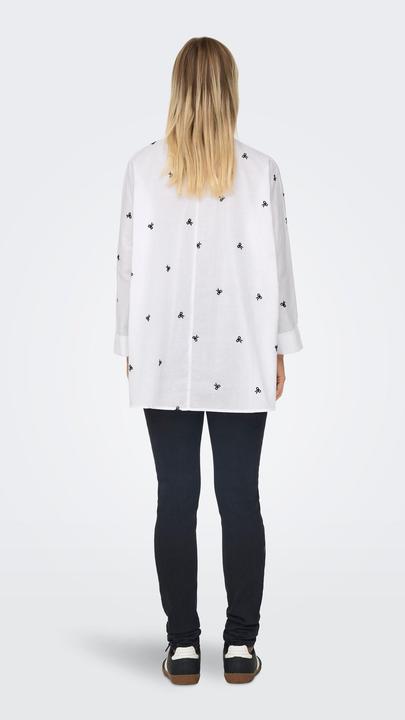 Produktbild Only Onlnew Lina Grace Ls Emb Shirt Noos Wvn (XS)