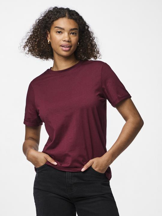 Produktbild Pieces Pcria Ss Fold Up Solid Tee Noos Bc (L)