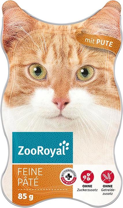Zooroyal Feine Pâté mit Pute (Adult, 18 Stk., 1530 g)