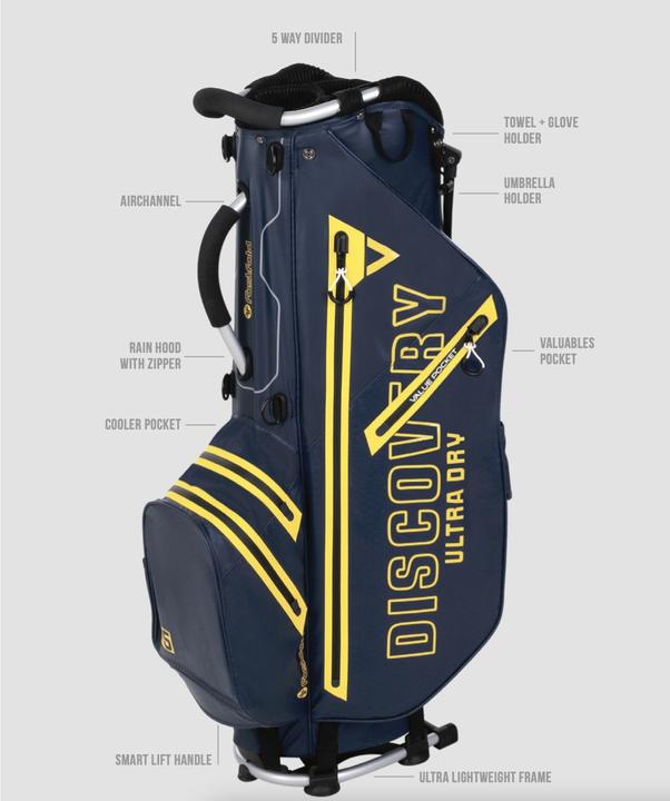 Produktbild FastFold Golfbag Discovery SB BK/WE