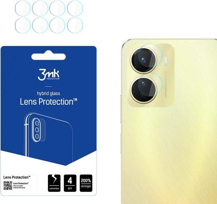Actual product image 3MK Lens Protect Vivo Y16 Ochrona na obiektyw aparatu 4szt (4 Piece, Vivo Y16)