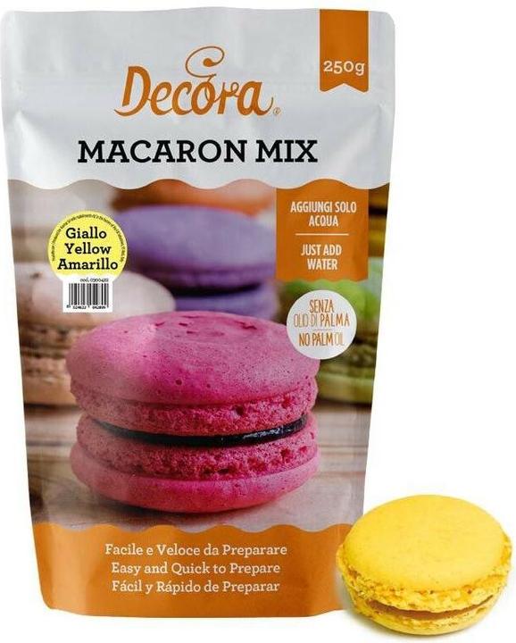 Produktbild Decora Macarons-Gelb (250 g)