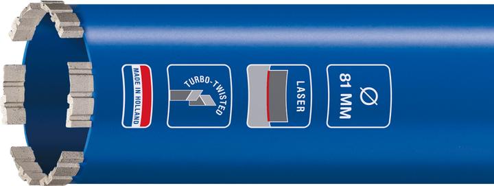 Carat EM18140050 LASER MASTER Diamantbohrkrone 181x400xM30