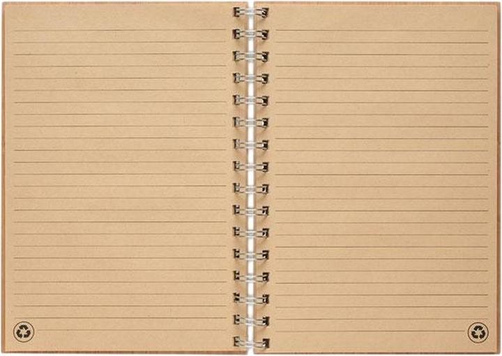 Produktbild MidOcean Notizbuch Bram Bambus A5 (A5, Liniert, Harter Einband)