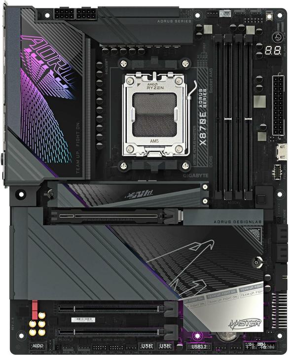 Produktbild Gigabyte X870E AORUS MASTER (AM5, AMD X870E, ATX)