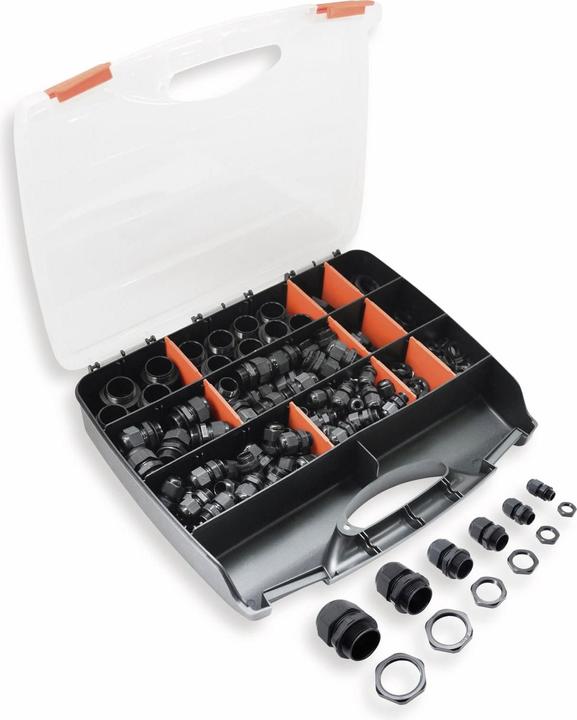 Actual product image Quadrios Cable gland assortment, - PG, 224 pieces