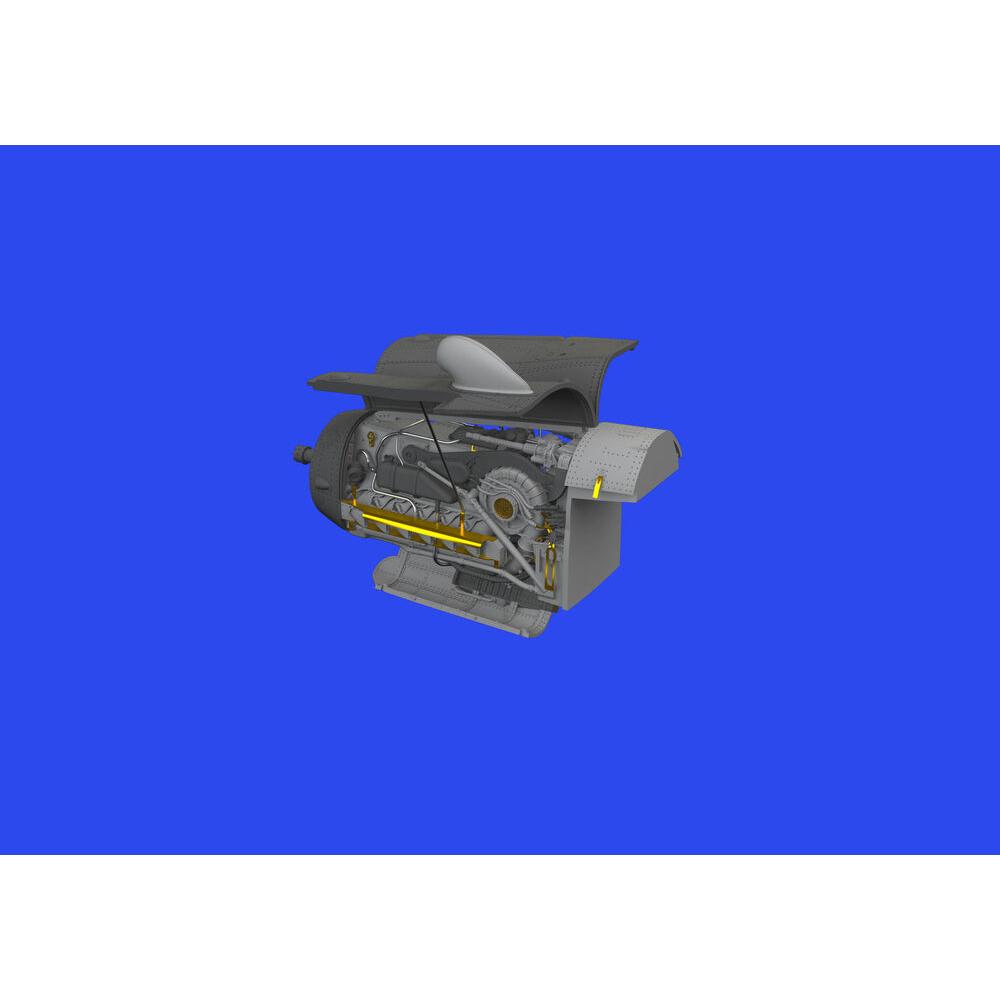 Eduard Bf 109K-4 engine 1/48