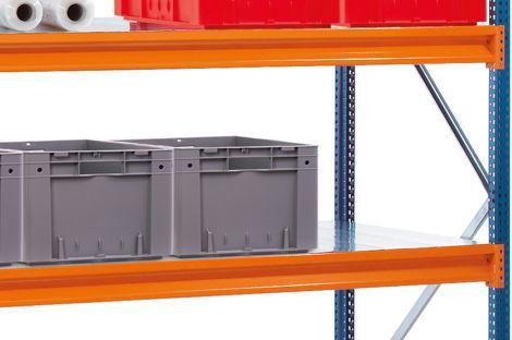 Actual product image Schulte Lagertechnik Basic rack W100 with steel panels