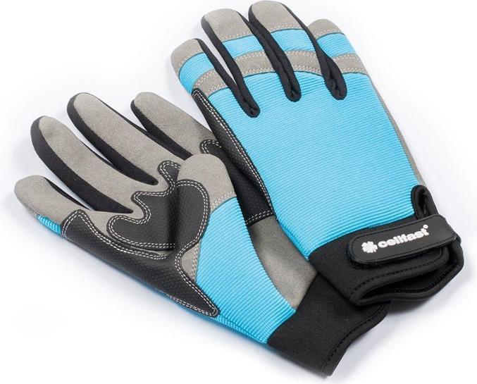 Cellfast Gerätehandschuhe 9 / L ideal zum Einsatz bei härteren Gartenarbeiten, 100% synthetisches Le (L)