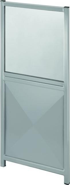 Acrylic/sheet metal wall unit