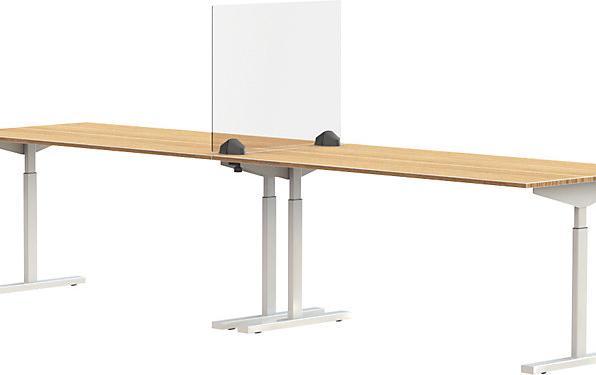 smiT Tischtrennwand für Doppelarbeitsplatz