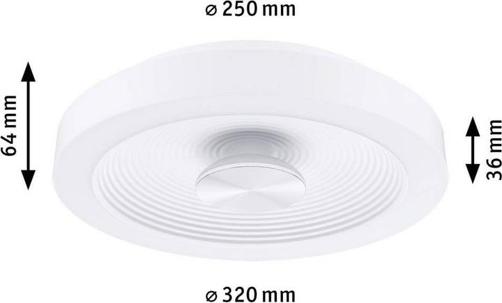 Produktbild Paulmann Deckenleuchte Volea (2120 lm)