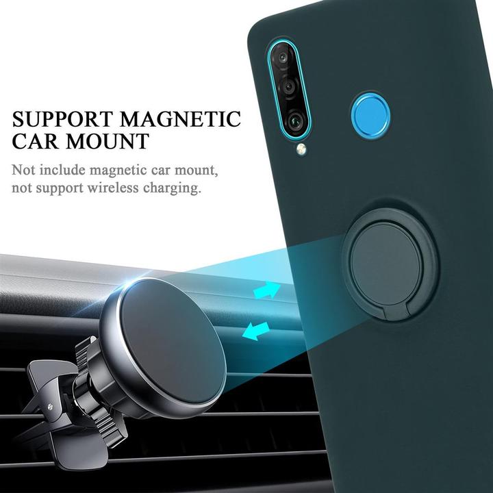 Actual product image Cadorabo TPU Liquid Ring Silicone Case Cover (Huawei P30 Lite)