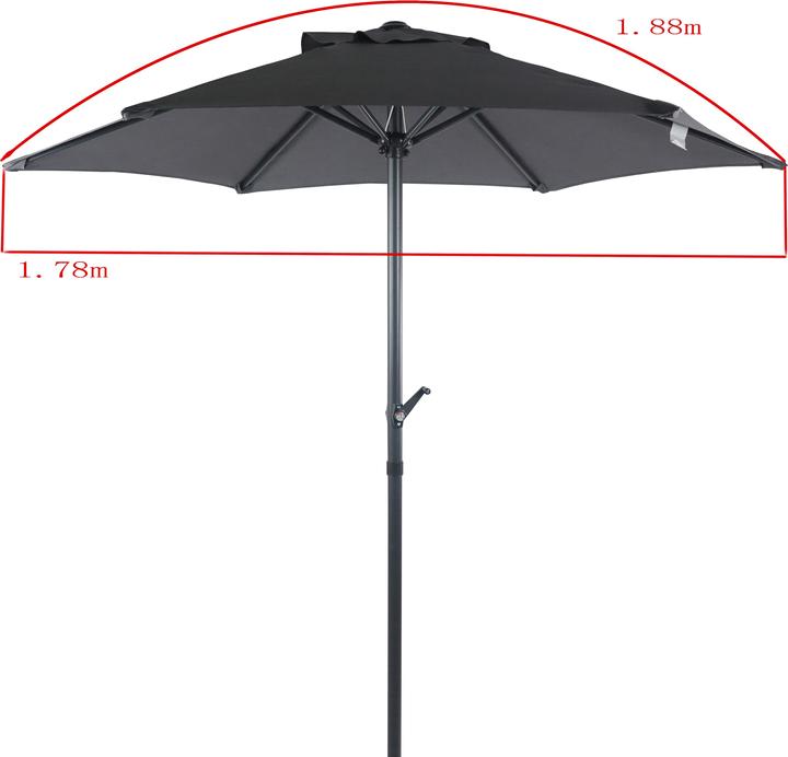 Image du produit VCM Parapluie de balcon (1.80 m)